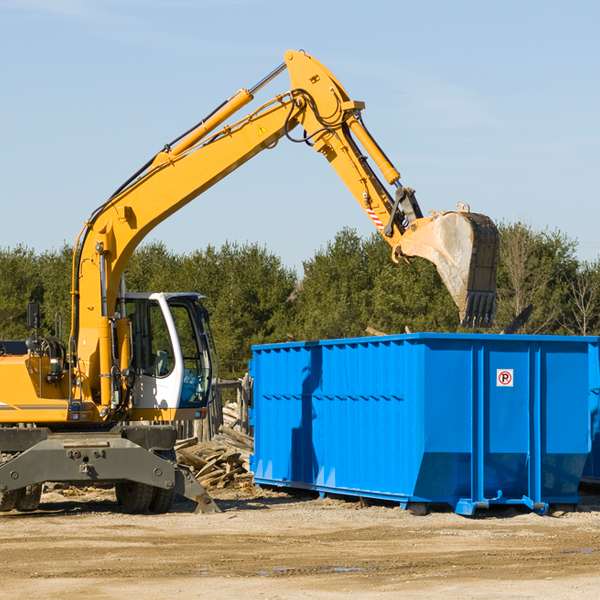 are there any restrictions on where a residential dumpster can be placed in Menands NY